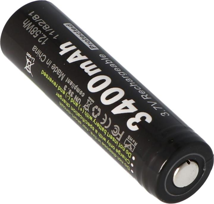 Produktbild Soshine Akku 18650 68,2x18,45mm PCB geschützt Panasonic Zelle (1 Stk., 18650, 3400 mAh)
