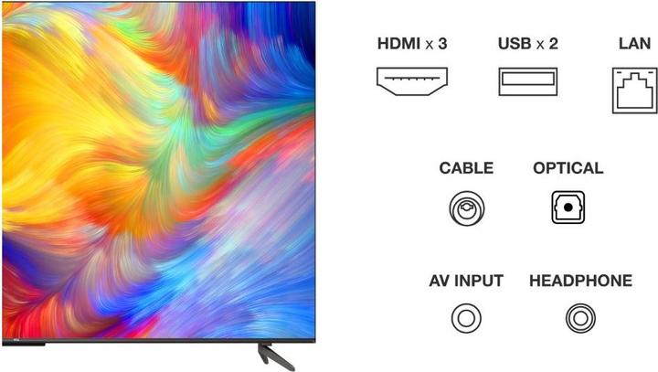 Actual product image TCL LED TV 50P735 (50", LED, 4K)