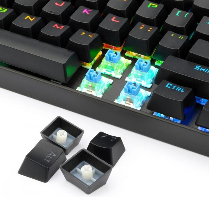 Produktbild Redragon Deimos K599-KRS 2.4G + Wired Mechanical keyboard, US layout (US, Kabelgebunden, Kabellos)