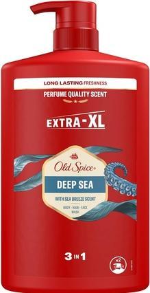 Old Spice Shampoo & Body Wash Deep Sea Hair Shampoo (1000 ml, Liquid shampoo)