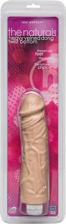 Produktbild Doc Johnson The Naturals Veined Dong Twist Bottom
