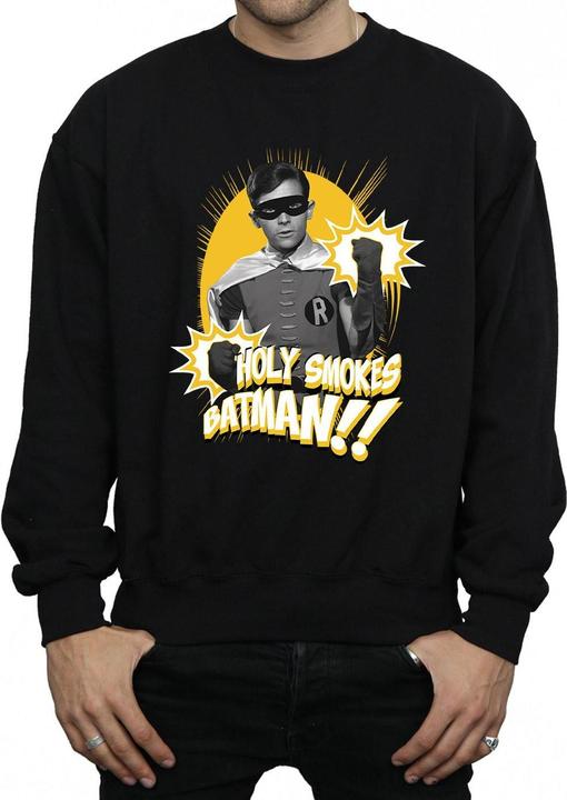 Image du produit - Sweat BATMAN TV SERIES ROBIN HOLY SMOKES - Homme (3XL)