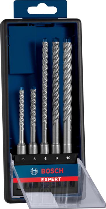 Actual product image Bosch Professional Zubehör EXPERT SDS plus-7X hammer drill bit set, 5/6/6/8/10 mm, 5 pcs. (5.0 mm, 6.0 mm, 10.0 mm, Ø 8.0 mm)