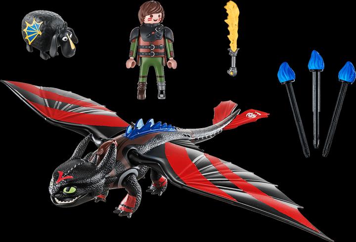 Actual product image Playmobil Dragon Racing: Hiccup and Toothless (70727, Playmobil Dragons)