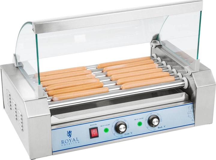Immagine prodotto Royal Catering Cuoci wurstel - 7 Rulli - Acciaio inox