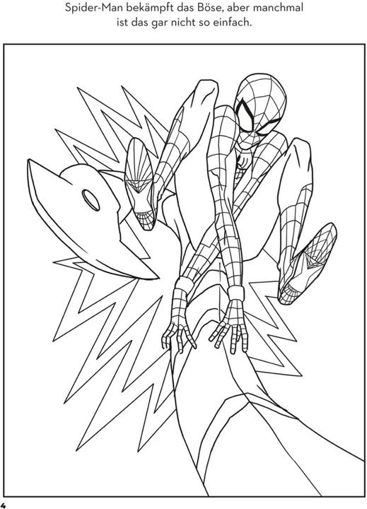 Produktbild Spider-Man: Coole Ausmalbilder (Deutsch, 2023)