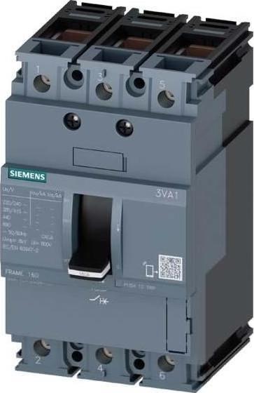 Produktbild Siemens Leistungsschalter 3pol. IN 125A 3VA1112-4ED