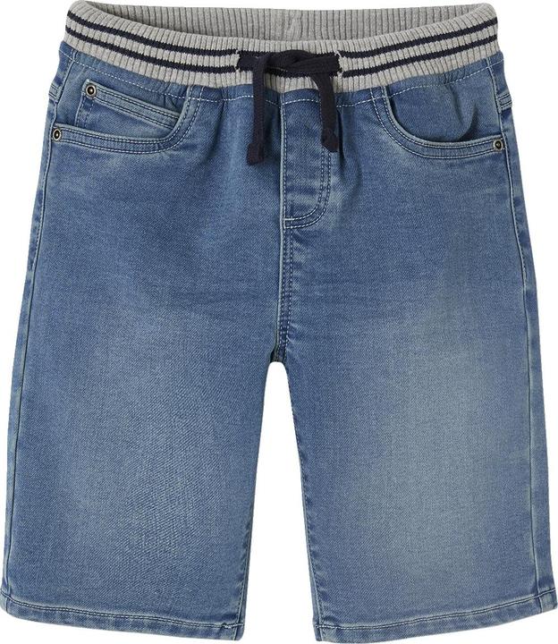 Image du produit Vertbaudet Short garçon à enfiler, look denim (110)