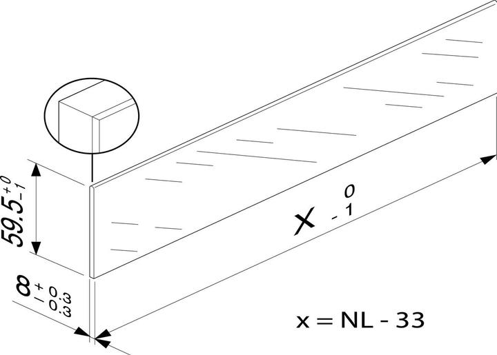 Image du produit Blum Z37R467C SA TANDEMBOX insert-côté, 500mm