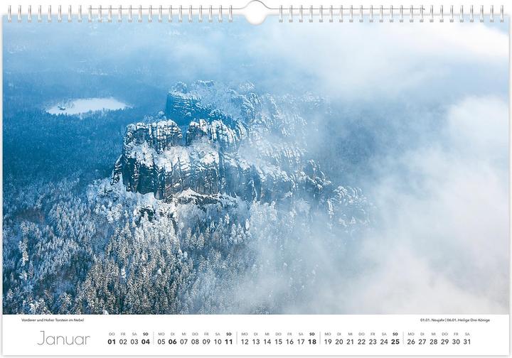 Actual product image Kalender Schsische Schweiz 2026 (45 x 30 cm, German)