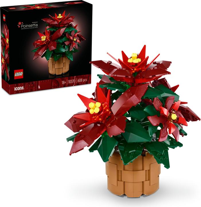 Actual product image LEGO Poinsettia (10370, LEGO Icons)