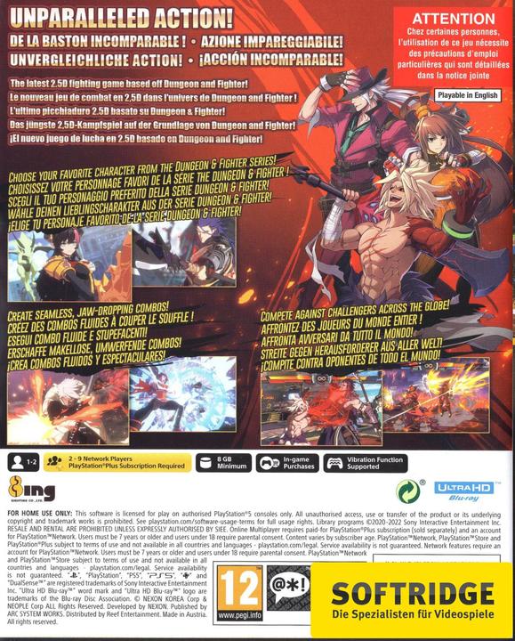 Actual product image Reef Entertainment DNF Duel (PS5, EN)