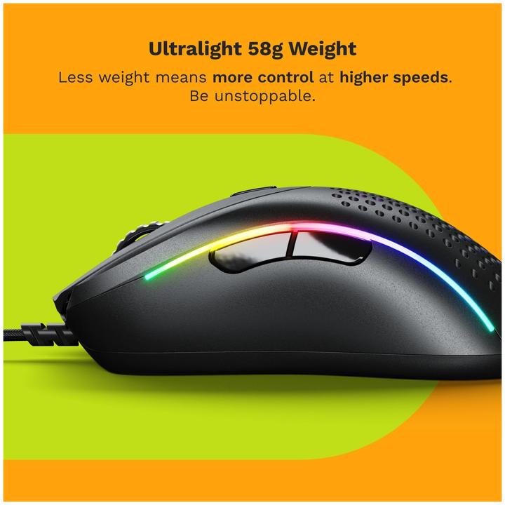Actual product image Glorious PC Gaming Race Glorious Model D 2 gaming mouse - black (Cable)