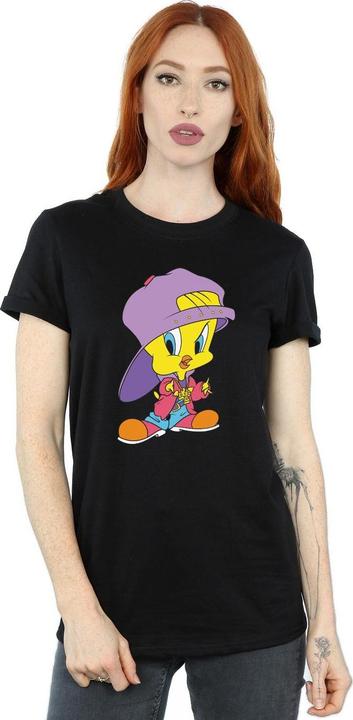 Immagine prodotto Looney Tunes Tweety Pie Hip Hop Maglietta Ampia Donna (XL)