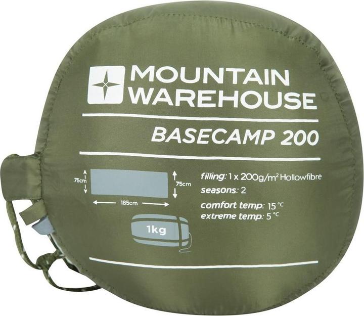 Image du produit Mountain Warehouse Sac de couchage Basecamp 200 Summer (185 cm)