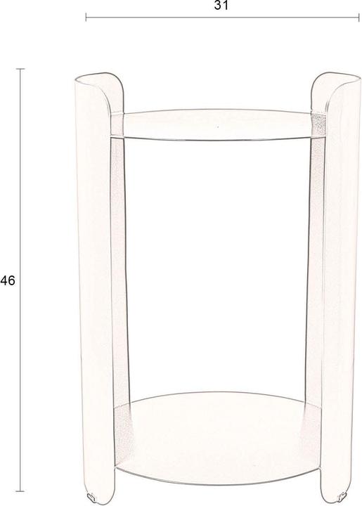 Actual product image Dutchbone Table (31 x 31 x 46 cm)