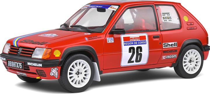 Image du produit Solido 1:18 Peugeot 205 PTS rouge #26