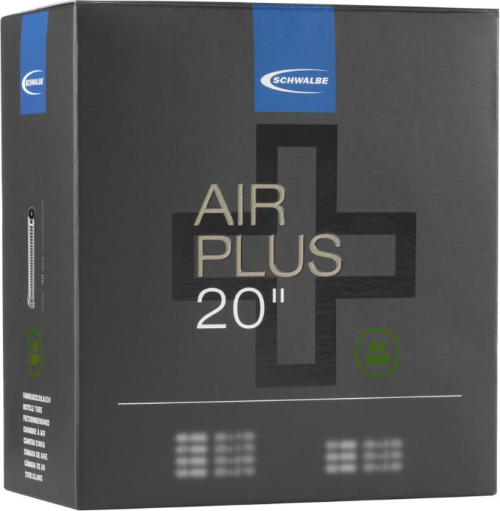 Immagine prodotto Schwalbe Tubo Air Plus 20" AV7L AP, 54/70-406, AV 40mm (Schrader (AV), 20", 40 mm)