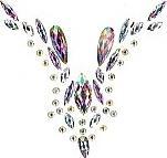 Actual product image Le Désir Dazzling Deep-V Cleavage Bling Sticker