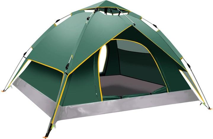 Produktbild Hermex Campingzelt für 3-4 Personen Quick-Up-Zelt Automatikzelt Festivalzelt (Aufblasbares Zelt, 3.40 kg, 4 Personen)