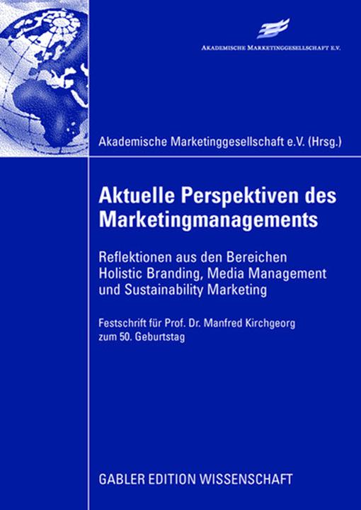 Produktbild Aktuelle Perspektiven des Marketingmanagements (Deutsch, Oliver Klante, 2008)