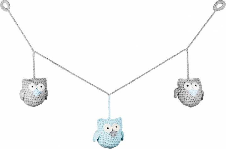 Actual product image Maylily Garland pram chain owls