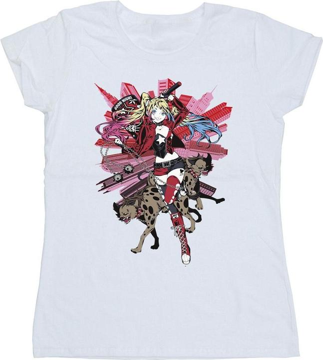 Harley Quinn Hyänen TShirt aus Baumwolle
