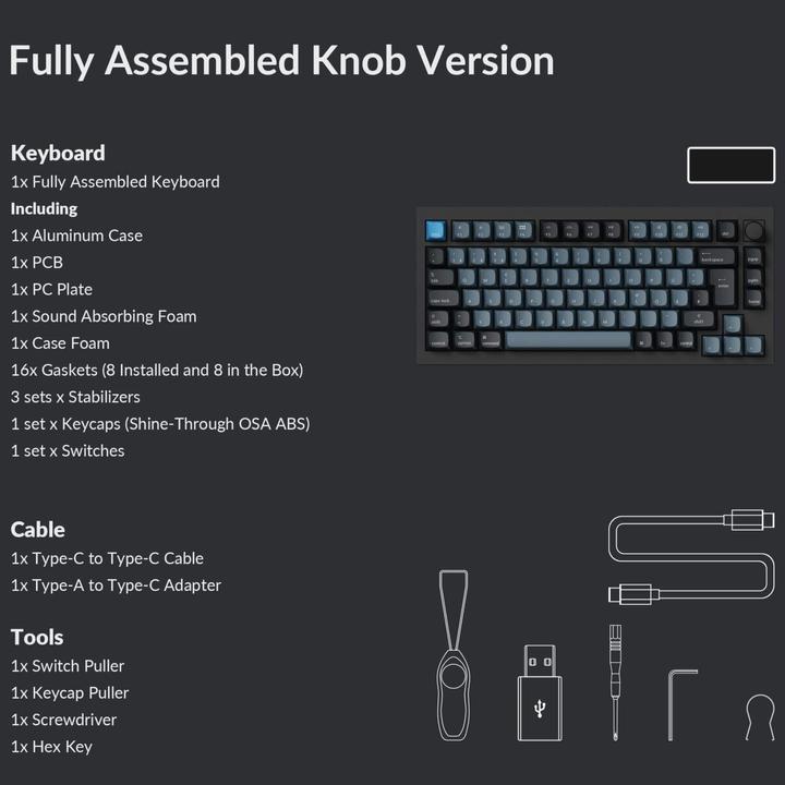 Actual product image Keychron Q1 Pro (CH, Cable)