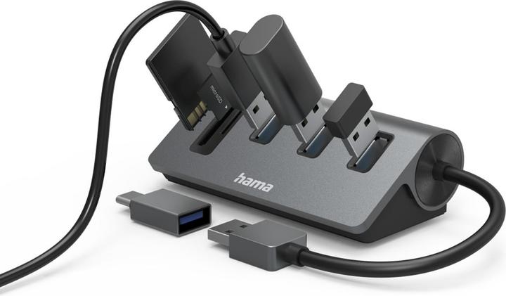 Image du produit Hama USB Hub (USB-C, 5 Ports)