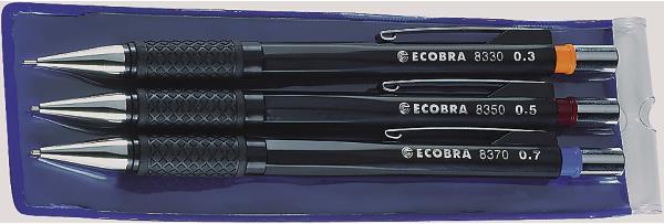 Immagine prodotto Ecobra TOP - Matite a mina fine (0.70 mm, HB, 3 x)