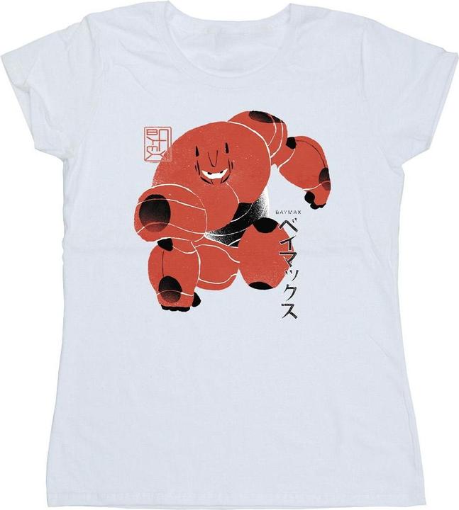 Actual product image Disney Womens/Ladies Big Hero 6 Baymax Suite Pose Cotton T-Shirt (M)