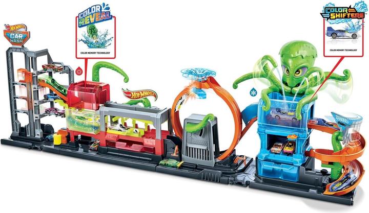 Immagine prodotto Hot Wheels Mega Autolavaggio Color Reveal