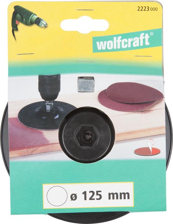 Immagine prodotto wolfcraft wolfcraft 1 Disco abrasivo BM, S=8mm, ø125mm