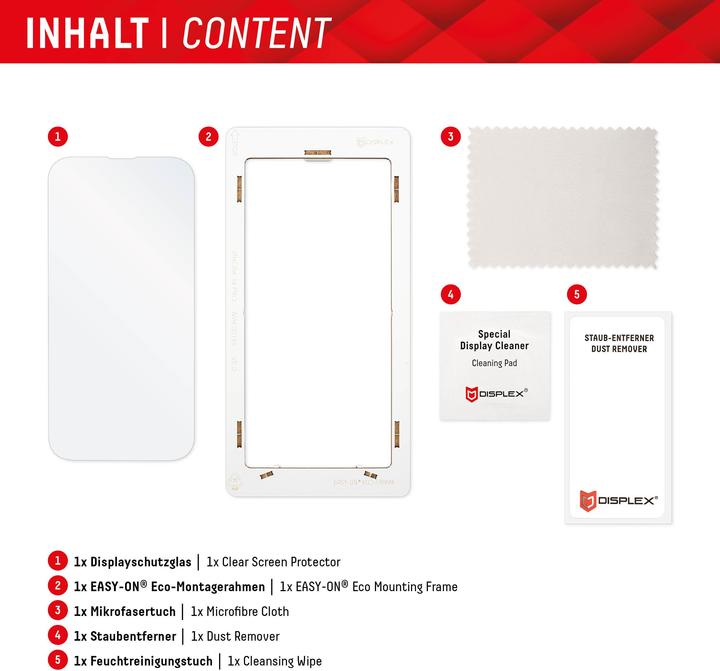 Actual product image Displex Real Glass, 2D Panzerglas (1 Piece, Samsung Galaxy A24, Samsung Galaxy A25 5G)
