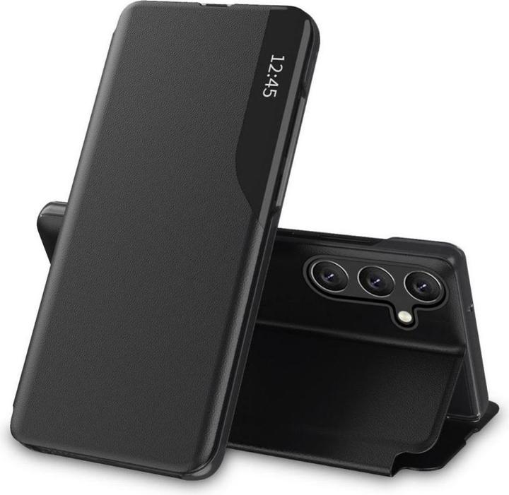 Actual product image Tech-Protect Smart View case for Samsung Galaxy A35 5G - black (Samsung Galaxy A35)