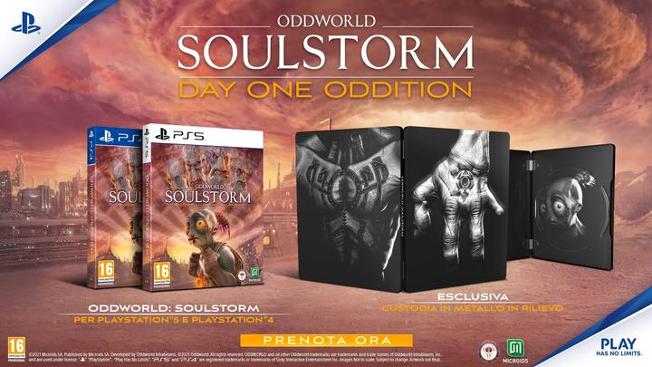 Actual product image Microids Microïds Oddworld: Soulstorm Day One Oddition PS4 (PS4, EN)