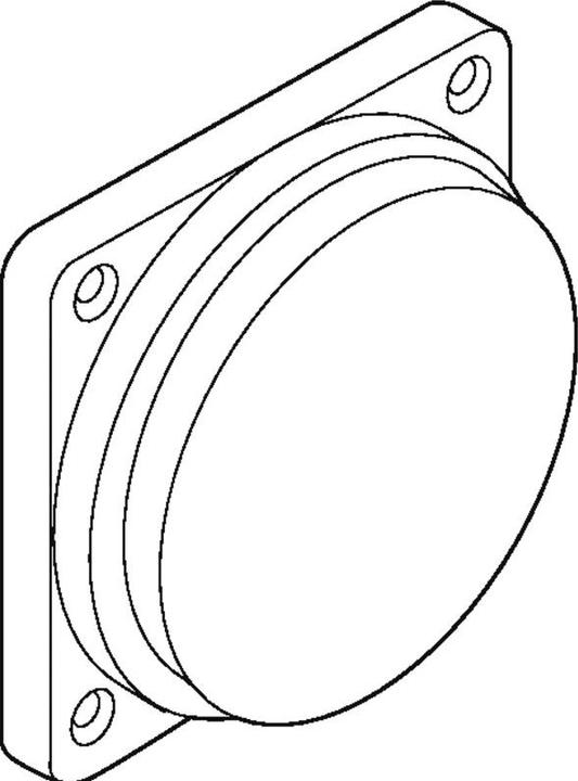 Actual product image Geze Mag Plate Type C Spring115954Compo 115954 (Indoor)