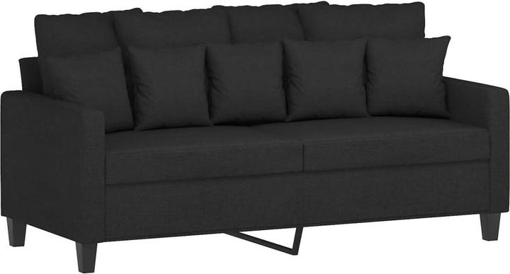 Immagine prodotto VidaXL Divano 2 posti nero 140 cm in tessuto,Colore: Nero,Materiale (2 posti)