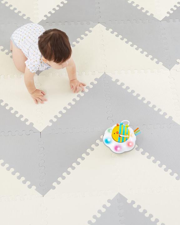 Image du produit Skiphop Playspot Gris/Crème (142 x 178 cm)