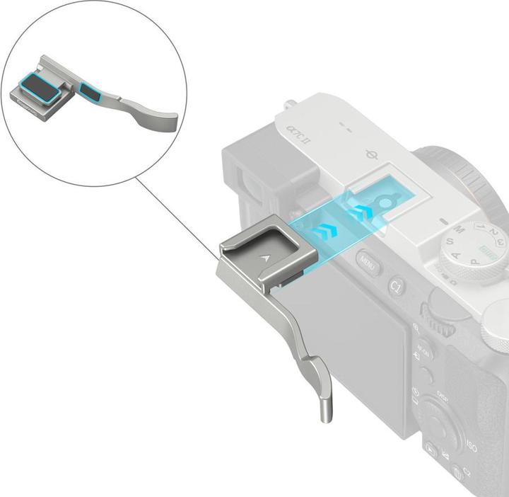 Produktbild SmallRig Thumb Grip for Sony Alpha 7C II / Alpha 7CR / Alpha 7C (Sliver) 4818 (Griff)