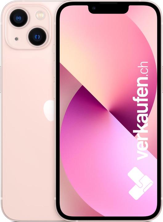 Image du produit verkaufen.ch iPhone 13 (128 Go, Rosier, 6.10", 12 Mpx, A / Comme neuf)