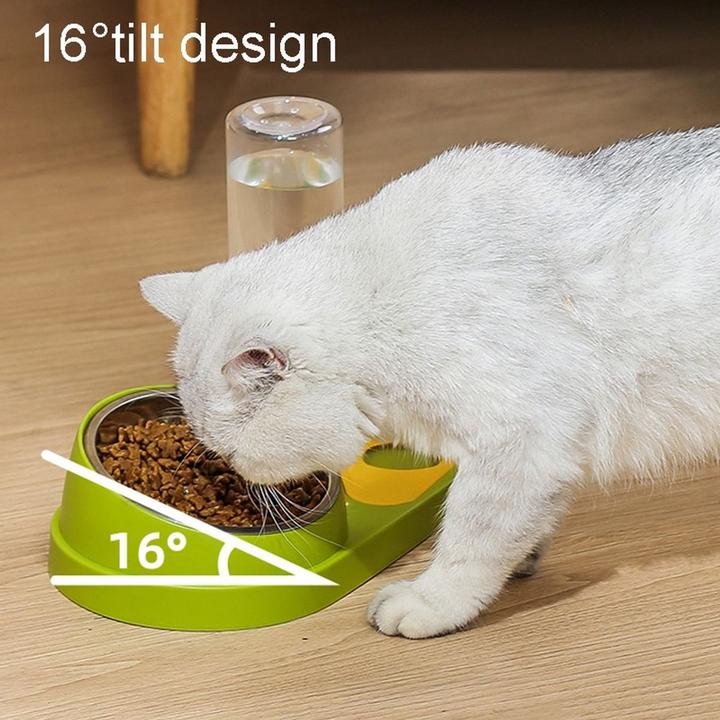 Produktbild König Design Napfset für Katzen Hunde Hundenapf Katzennapf Futterbar Napfständer Futternapf
