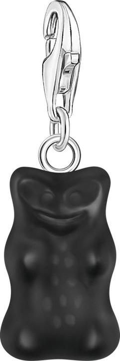 Produktbild Thomas Sabo Charm-Goldbären-Anhänger in Schwarz (925er Silber)