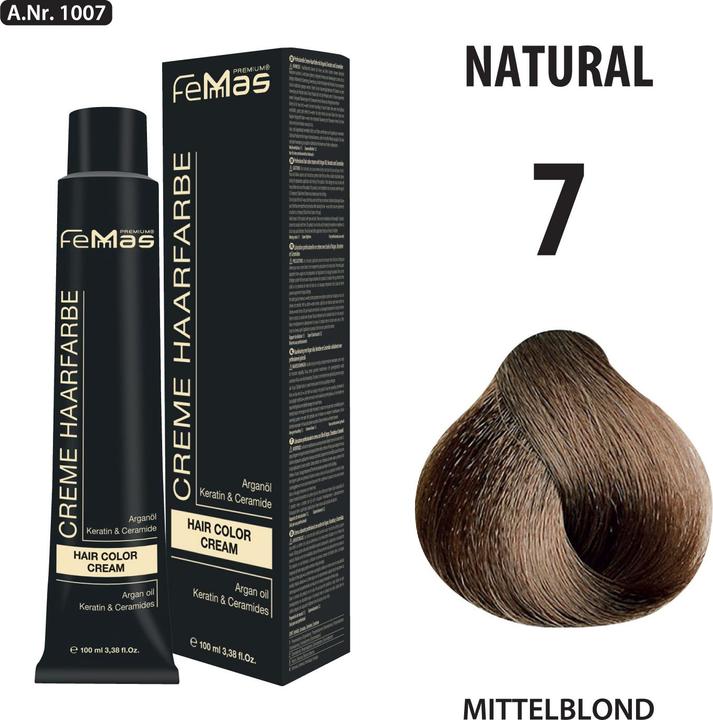 Produktbild FemMas (7) Haarfarbe Mittelblond 100ml