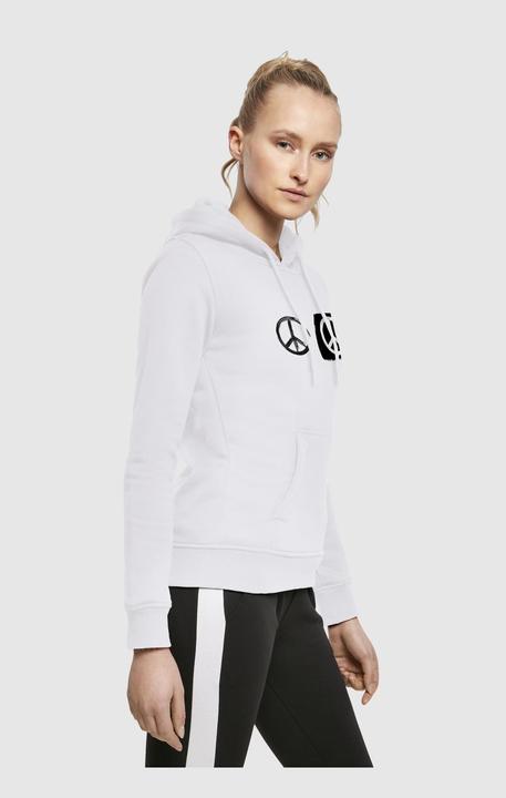 Produktbild Merchcode Ladies Peace - Double Peace White Hoody - 161547 (XL)