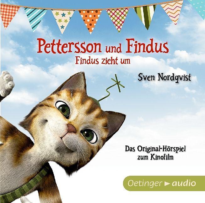 Actual product image Pettersson and Findus. Findus moves house (Sven Nordqvist, German)