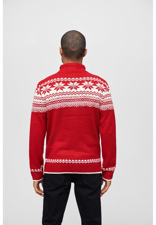 Actual product image Brandit Norwegian cardigan size XL colour red (XL)