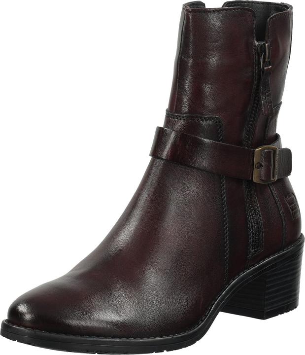Bugatti Ruby Stiefelette Bordo Leder