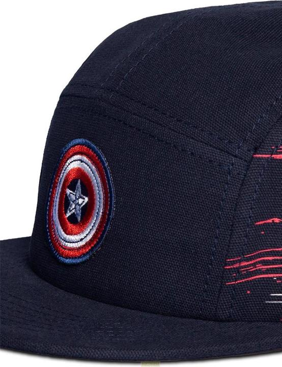 Immagine prodotto Difuzed Capitan America - Cappello a 6 pannelli con scudo (Taglia unica)