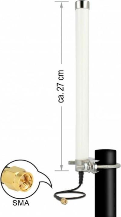 Produktbild Delock LTE/HSPA/GSM Antenne, SMA-Stecker (WLAN, Lora, DECT)